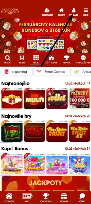 monacobet korak 1