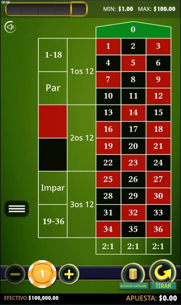 Online ruleta