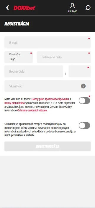 doxxbet regictracia 2