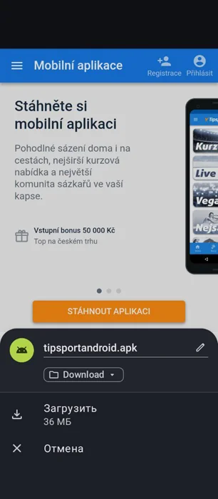 Po stiahnutí kliknite