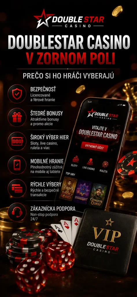 DoubleStar Casino v zornom poli – prečo si ho hráči vyberajú