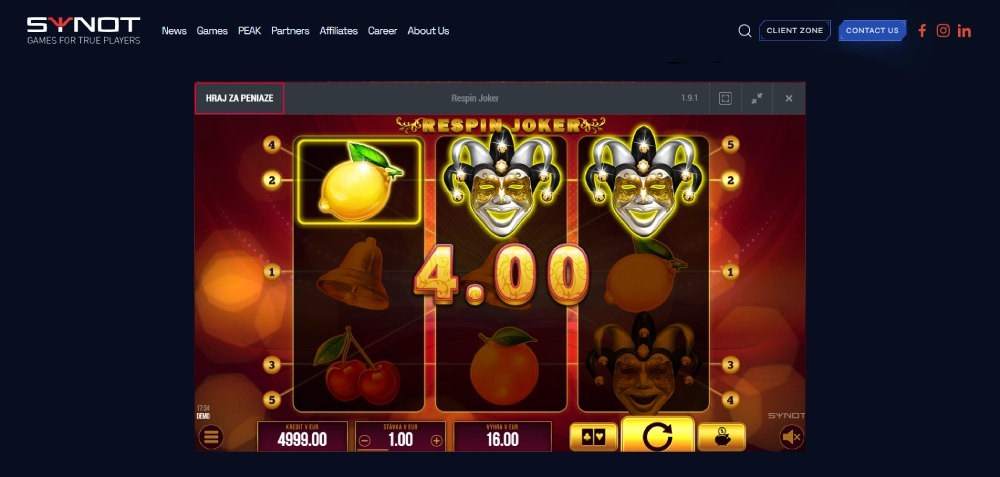 Špeciálne Funkcie a Respin Mechanika