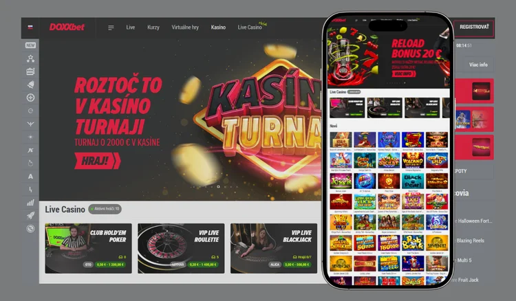TOP 3 slovenské kasína slots DOXXbet Casino
