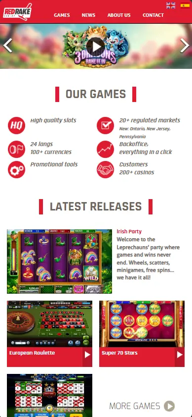 Kasínové hry Red Rake Gaming – najnovšie online automaty