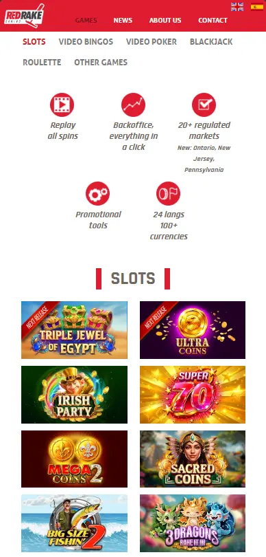 Hracie automaty Red Rake Gaming – obľúbené online sloty